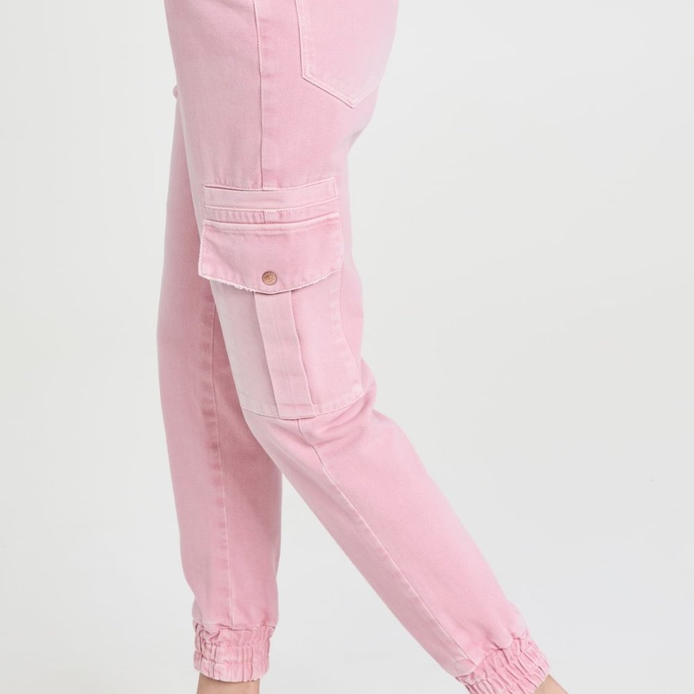 SER.O.YA Veronica Jean Joggers in Vintage Blush Pink - Picture 9 of 11